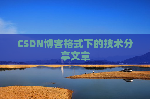 CSDN博客格式下的技术分享文章